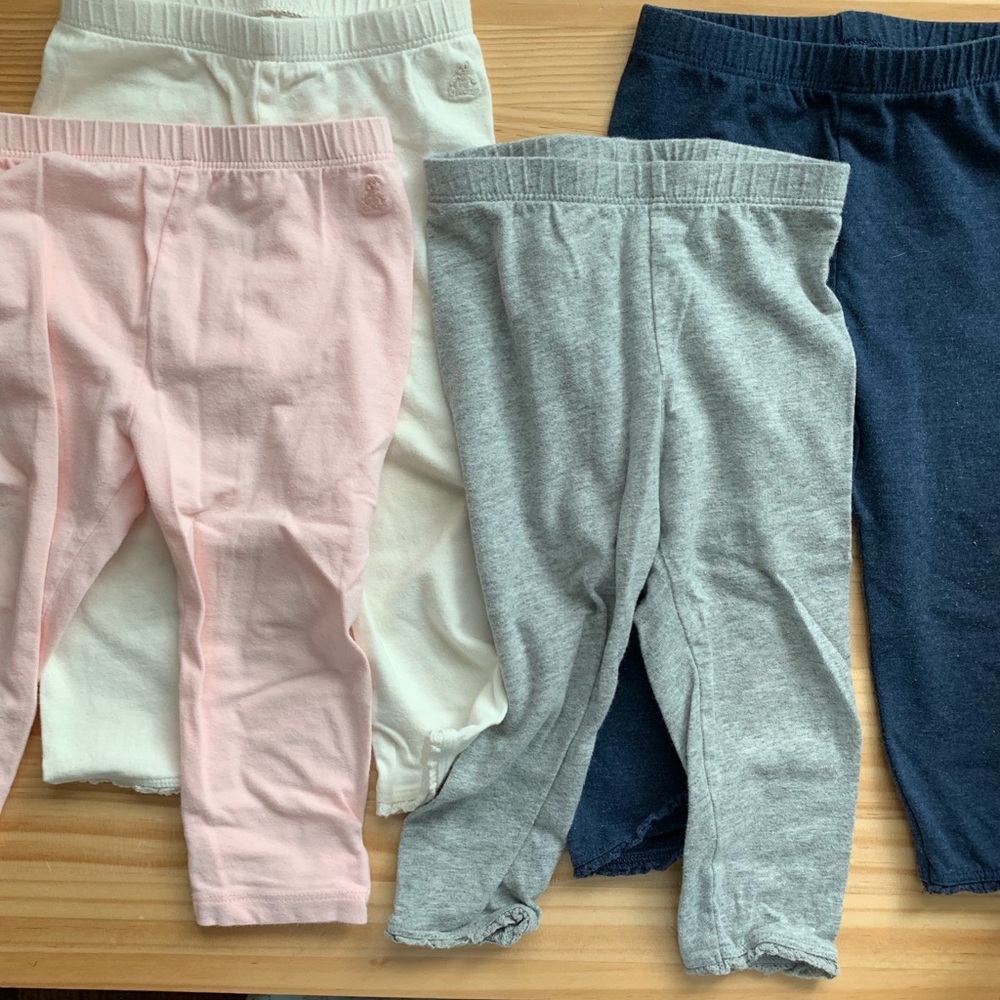 Gap Leggings Set of 4 Sz 12-18 mo